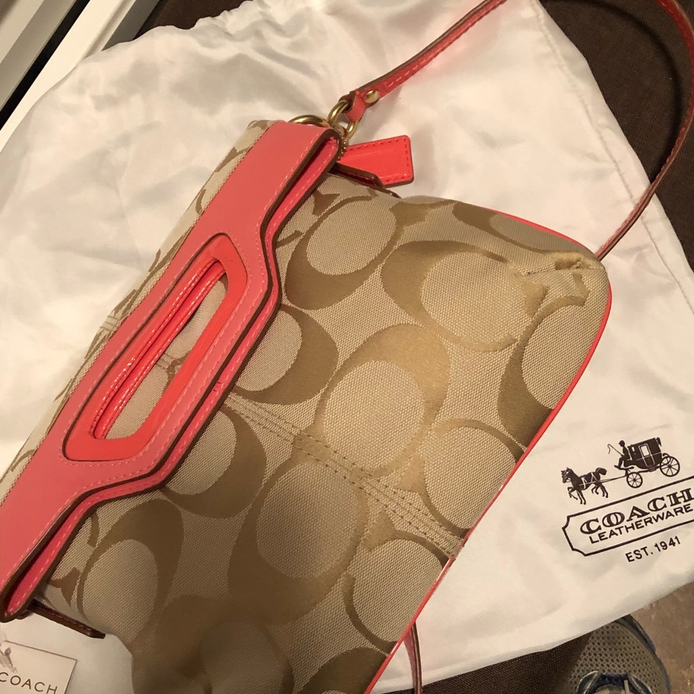 NWT FREE SHIPPING COACH Double-Fold Crossbody Bag